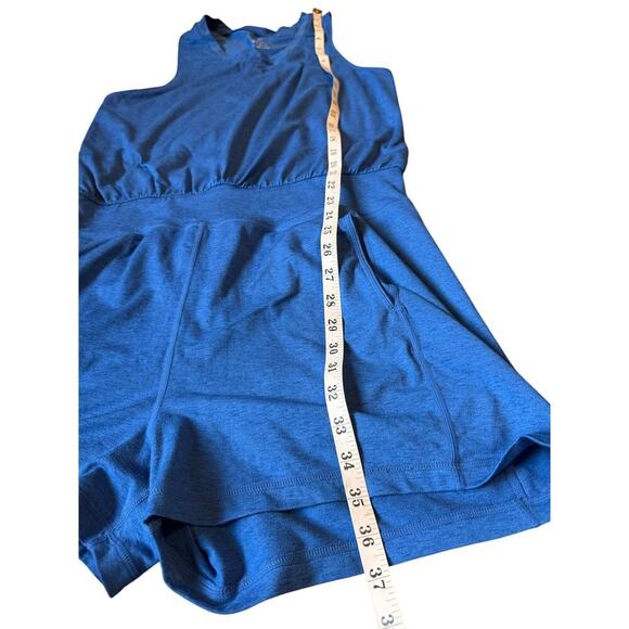 SWEATY BETTY Gary Sleeveless Romper Blue Large - Picture 8 of 11